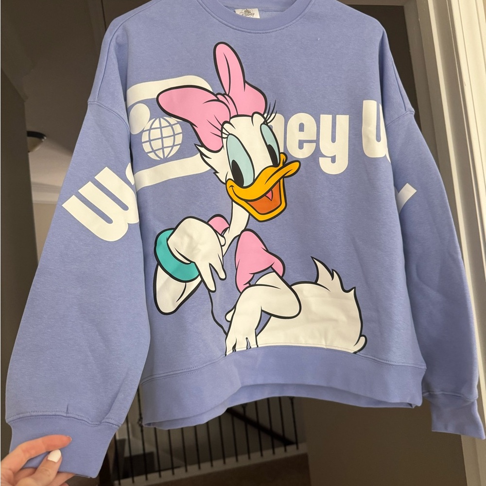 Disney Purple Daisy Duck Sweater!